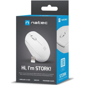 Natec Stork Wireless White