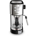 Espressor de cafea Krups manual Virtuoso Essential XP441810, 1350W, 15bar, 1L, Negru/Argintiu