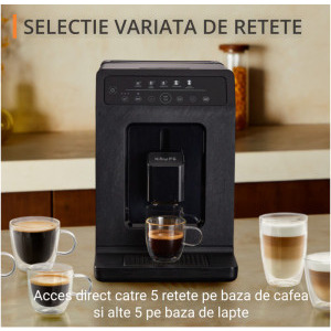 Krups automat Evidence Eco-Design EA8968E0, 1450W, 15bar, 2.3L, Negru