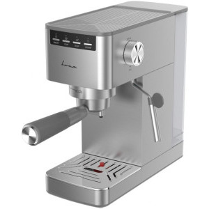 Espressor de cafea Fram manual FEM-D15SS, 1350W, 15bar, 1.2L, Argintiu