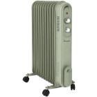 Fram Calorifer electric FOH-YR11GR, 2500 W, 11 elementi, Cu ulei, 3 trepte, Termostat ajustabil, Verde