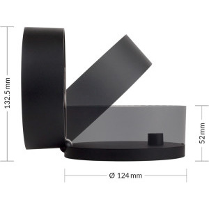ARCTIC AC Ventilator de birou Summair Plus 2800 mAh 25h Black