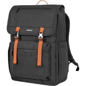 Natec Laptop Backpack Niala Ginger Black-Orange