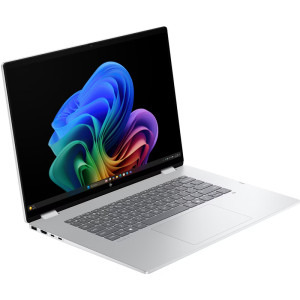 HP 16'' OmniBook X FlipNGAI 16-as0023nn, 1920 x 1200 IPS Touch, Procesor Intel® Core™ Ultra 7 256V (12M Cache, up to 4.80 GHz), 16GB LPDDR5X, 1TB SSD, Intel Arc 140V, Win 11 Home, Glacier Silver