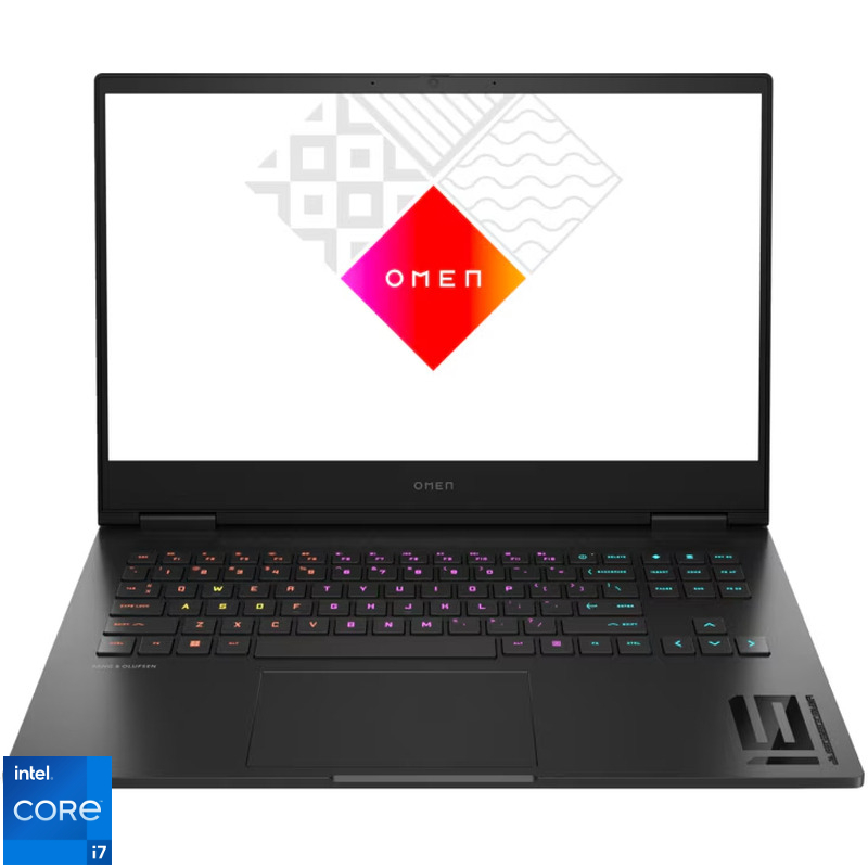 Laptop HP Gaming 16.1'' OMEN 16-wd0117nq, FHD IPS 144Hz, Procesor Intel® Core™ i7-13620H (24M Cache, up to 4.90 GHz), 32GB DDR5, 512GB SSD, GeForce RTX 4050 6GB, Free DOS, Black