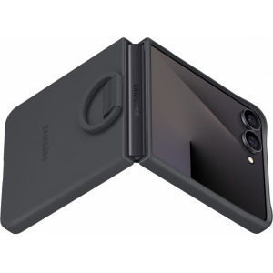 Samsung Protectie pentru spate Silicone Ring Black pentru Galaxy Z Flip7