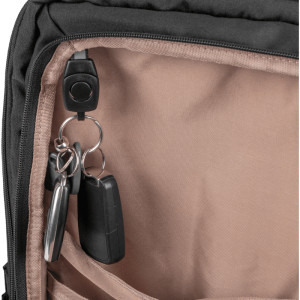 Natec Rucsac laptop Camel Lite, 15.6 inch, 19L, 3 compartimente, cabin sized, colectia Travel, Negru