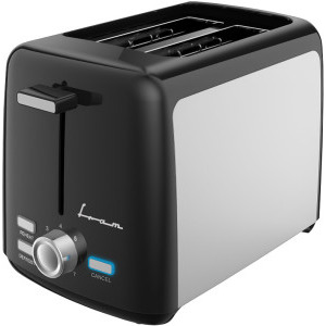 Fram Prajitor de paine FTP-8007SSBK, 800W, Negru/Argintiu