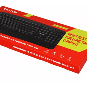 Canyon HKB-W6 Wireless Ergonomic Black
