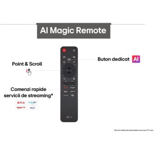 LG Smart TV 55QNED70A6A Seria QNED70 AI 139cm 4K UHD HDR