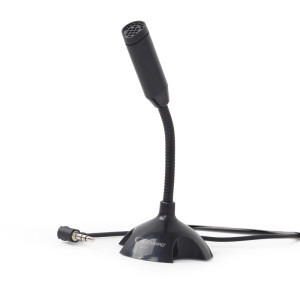 Gembird MIC-D-02, suport tip picior, Negru