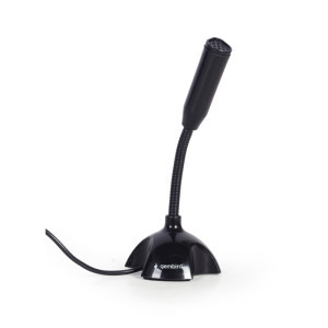 Gembird MIC-D-02, suport tip picior, Negru