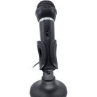 Microfon Gembird MIC-D-04, suport tip picior, Negru