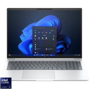 HP 16'' EliteBook 8 G1i 16, WUXGA IPS, Procesor Intel® Core™ Ultra 5 225U (12M Cache, up to 4.80 GHz), 24GB DDR5, 512GB SSD, Intel Graphics, Win 11 Pro, Glacier Silver