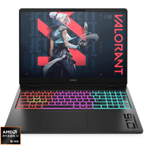 HP Gaming 16'' OMEN MAX 16-ak0012nn, WQXGA IPS 60-240Hz, Procesor AMD Ryzen™ AI 9 HX 375 (24M Cache, up to 5.1 GHz), 32GB DDR5, 1TB SSD, GeForce RTX 5070 8GB, Free DOS, Shadow Black