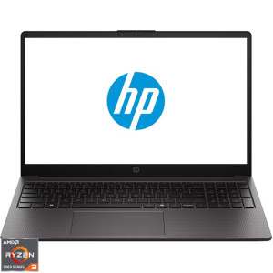 Laptop HP 15.6 255R G10, FHD, Procesor AMD Ryzen™ 3 7335U (8M Cache, up to 4.30 GHz), 8GB DDR5, 512GB SSD, AMD Radeon 660M, Free DOS, Dark Ash Silver