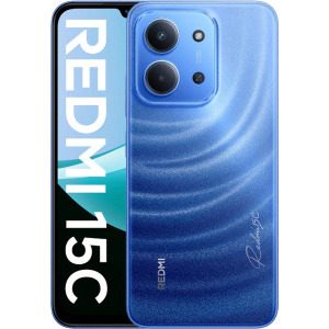 Xiaomi Redmi 15C, 128GB, 4GB RAM, 4G, Tri-Camera, Moonlight Blue + Woven Strap Ring Stand