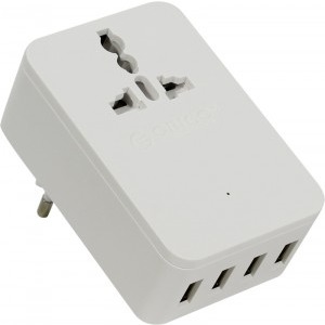 Incarcator retea Orico S4U 20W USB white