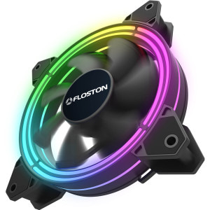 Floston HALO RGB Rainbow LED 120mm Three Fan Pack