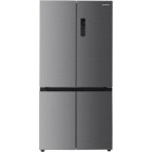 Frigider Side By Side Heinner HSBS-HM522MDNFXE++, 522 L, Clasa E, Total No Frost, Inverter, Multi Air-Flow, InoxCool, MultiClimate, Control electronic, 190 cm, Inox