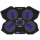 Stand/Cooler notebook AQIRYS Spider, diagonala max. de pana la 17.3 inch, 5 ventilatoare, iluminare LED, ecran LCD integrat