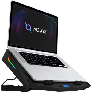 AQIRYS Pluto, diagonala max. de pana la 17.3 inch, iluminare RGB, hub USB, stand pentru telefon