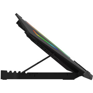 AQIRYS Pluto, diagonala max. de pana la 17.3 inch, iluminare RGB, hub USB, stand pentru telefon