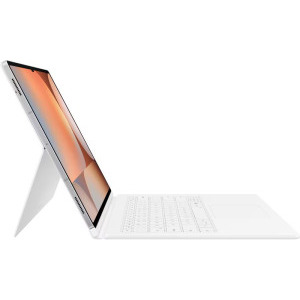 Samsung Husa de protectie tip stand Book cu tastatura White pentru Galaxy Tab S10 Ultra/Tab S9 Ultra