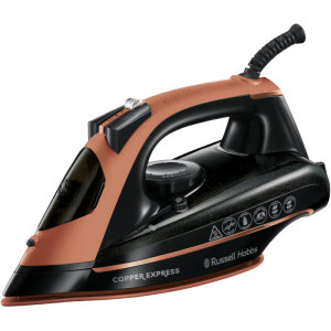 Russell Hobbs Fier de calcat Copper Express 23975-56, 2600W, 40g/min, Negru/Cupru