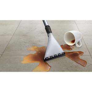 Bosch multifunctional cu spalare Wet&Dry BWD41700, 1700W, sac 2.5L, rezervor apa 5L, perie tapiterie, perie mobilier, duza pentru spatii ingustefiltru HEPA-lavabil, Negru, cu sac