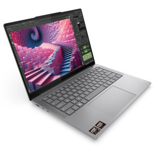 Lenovo 14.5'' Yoga Pro 7 14ASP9, 2.8K OLED 120Hz, Procesor AMD Ryzen™ AI 9 365 (24M Cache, up to 5.0 GHz), 32GB LPDDR5X, 1TB SSD, AMD Radeon 880M, Win 11 Pro, Luna Grey, 3Yr Onsite Premium Care