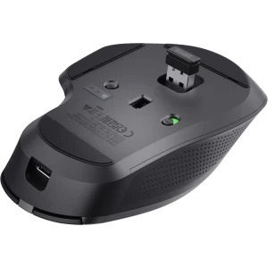 Trust OZAA+ Multi-Device, silentios, compact, Bluetooth + 2.4GHz, 800-3200 DPI, Black