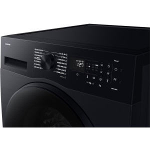 Samsung WD90DG5B15BBLE, Spalare 9 kg, Uscare 6 kg, 1400 RPM, Clasa D, Digital Inverter, AI EcoBubble, Hygiene Steam, Air Wash, StayClean, Negru