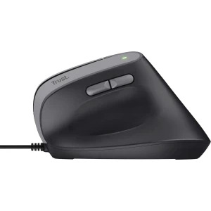 Trust Bayo II, Ergonomic, Silent click, Black