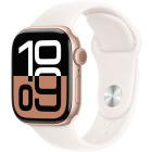 SmartWatch Apple Watch Series 10, 46mm Carcasa Aluminium Rose Gold, Light Blush Sport Band - M/L