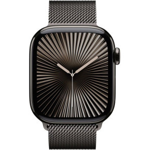 Apple Watch Series 10, 42mm Carcasa Titanium Slate, Slate Milanese Loop, GPS + Cellular