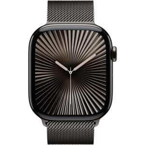 Apple Watch Series 10, 46mm Carcasa Titanium Slate, Slate Milanese Loop - M/L, GPS + Cellular