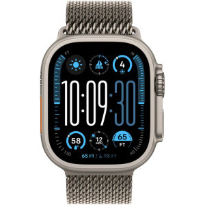 Apple Watch Ultra 2 v2, Cellular, 49mm Carcasa Titanium, Natural/Natural Titanium Milanese Loop - S