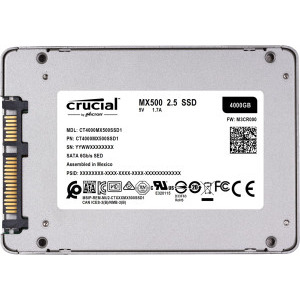 crucial MX500 2.5インチ SSD 4TB SATA SSD Crucial MX500 4TB SATA-III 2.5 inch - PC Garage