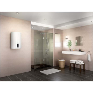 Ariston electric Lydos Wi-Fi 80L, 1800 W, conectivitate internet, rezervor emailat cu Titan