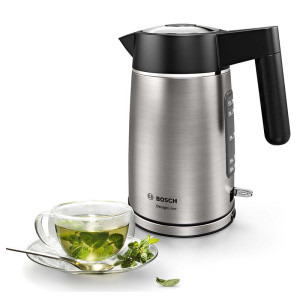 Bosch DesignLine TWK5P480, 1.7L, 2400W, Argintiu-negru