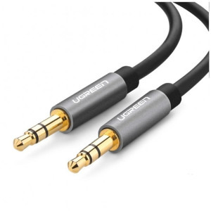 Ugreen AV119, Jack 3.5 mm Male - Jack 3.5 mm Male, 2m, negru-gri