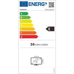 Horizon Diamant Smart TV 40HL4330F/C Seria HL4330F/C 101cm negru Full HD