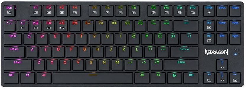 Tastatura Gaming Redragon Anubis Black RGB Mecanica Brown Switch