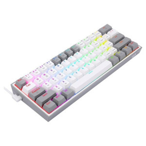 Redragon Fizz Pro RGB White Grey Mecanica Red Switch