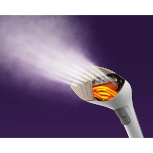 Philips Aparat de calcat vertical Seria 8000 All in One GC628/80, 2400W, 90g/min, Gri/Alb