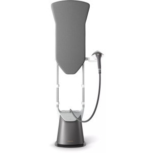 Philips Aparat de calcat vertical Seria 8000 All in One GC628/80, 2400W, 90g/min, Gri/Alb