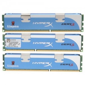 HyperX Blu 6GB DDR3 1600MHz CL8 Triple Channel Kit