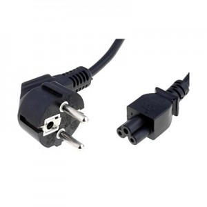 Gembird Schuko Male - IEC 320 C5 Female, 1.8m, negru