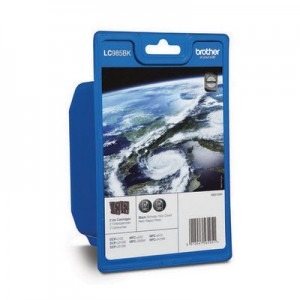 Brother Cartus LC985 Black Blister Pack Twin Pack